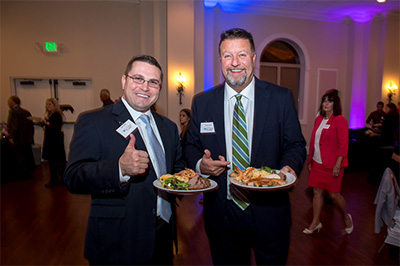 Judge Ben Zeller with Brent Carter