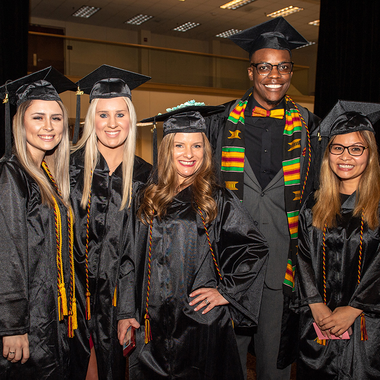 group photo of UHV graduates