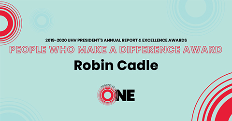 2019-20 Annual Report: Robin Cadle – People Who Make A Difference Award