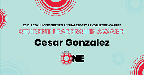 2019-20 Annual Report: Cesar Gonzalez – Student Leadership Award