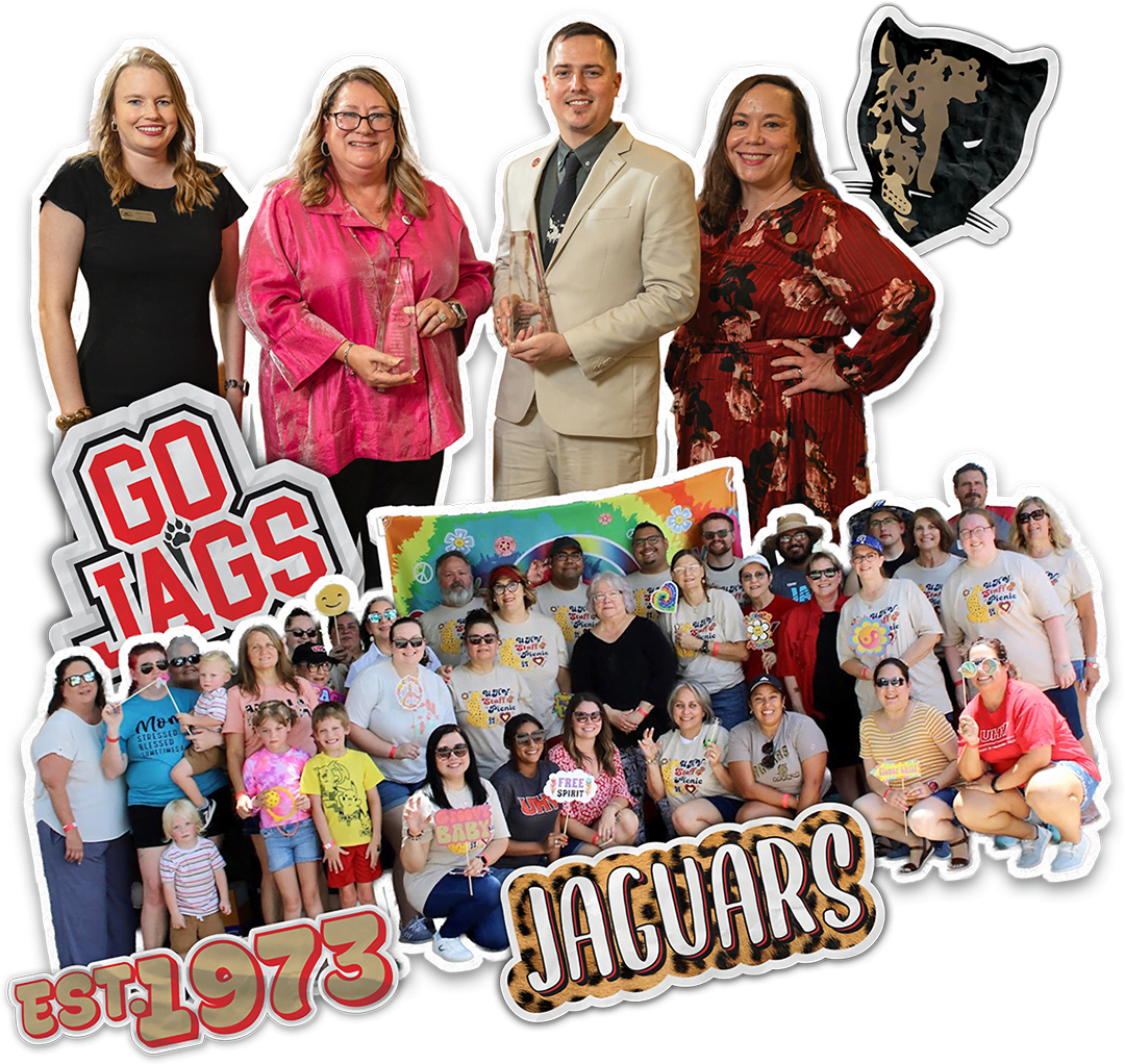Collage of images for community outreach